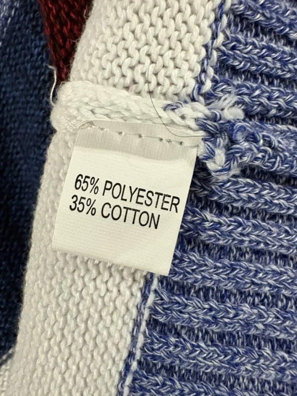 Ecowish Cardigan Sweater Women Small Open Front Color Block Knit